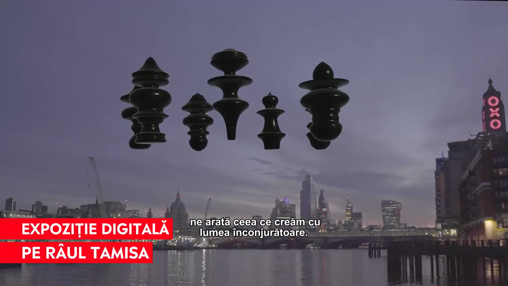 36 de sculpturi digitale, realizate de artiști din toată lumea, pot fi văzute la Londra cu ajutorul unei aplicații