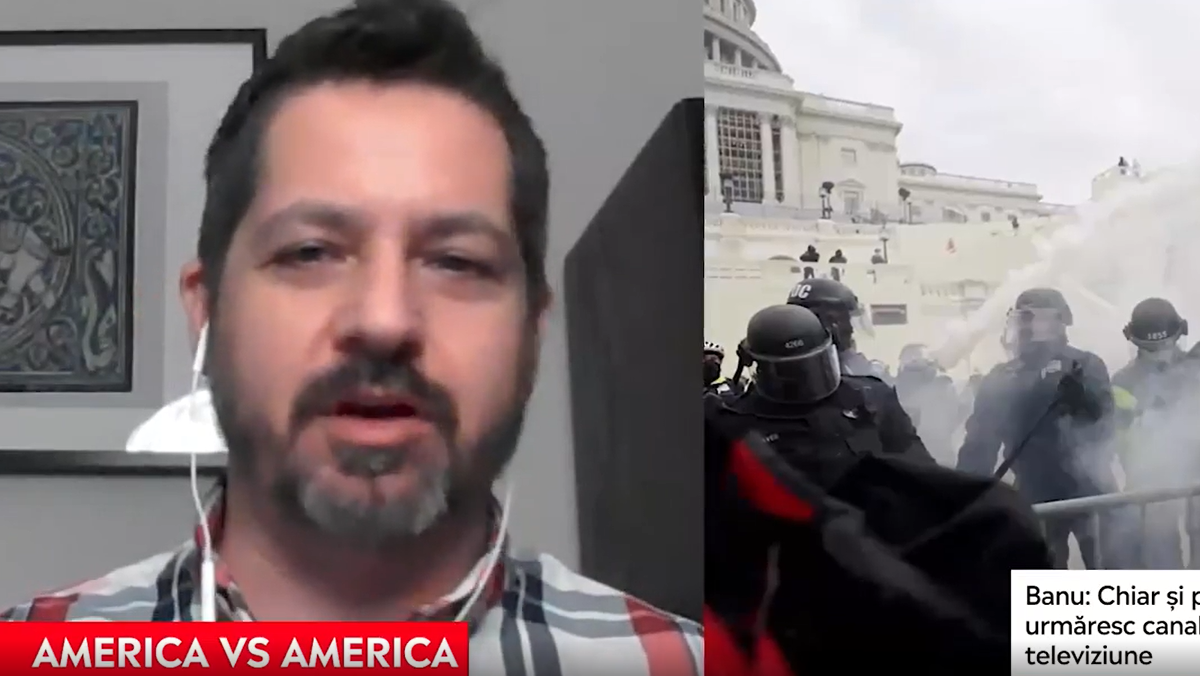 Român stabilit în SUA, despre evenimentele de la Capitoliu: „M-a surprins violența”