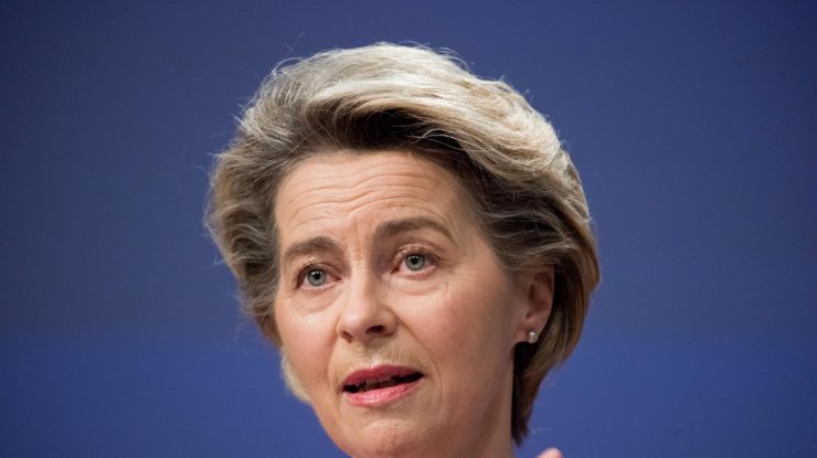 Ursula von der Leyen, președintele Comisiei Europene, s-a vaccinat anti-COVID