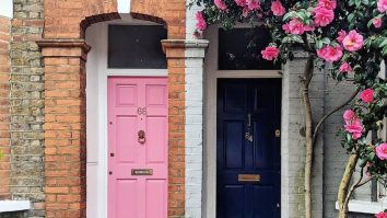 O altă frumusețe a Londrei. Imagini impresionante cu fațade ale caselor britanice