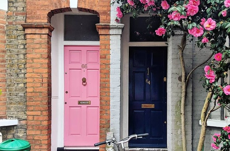 O altă frumusețe a Londrei. Imagini impresionante cu fațade ale caselor britanice