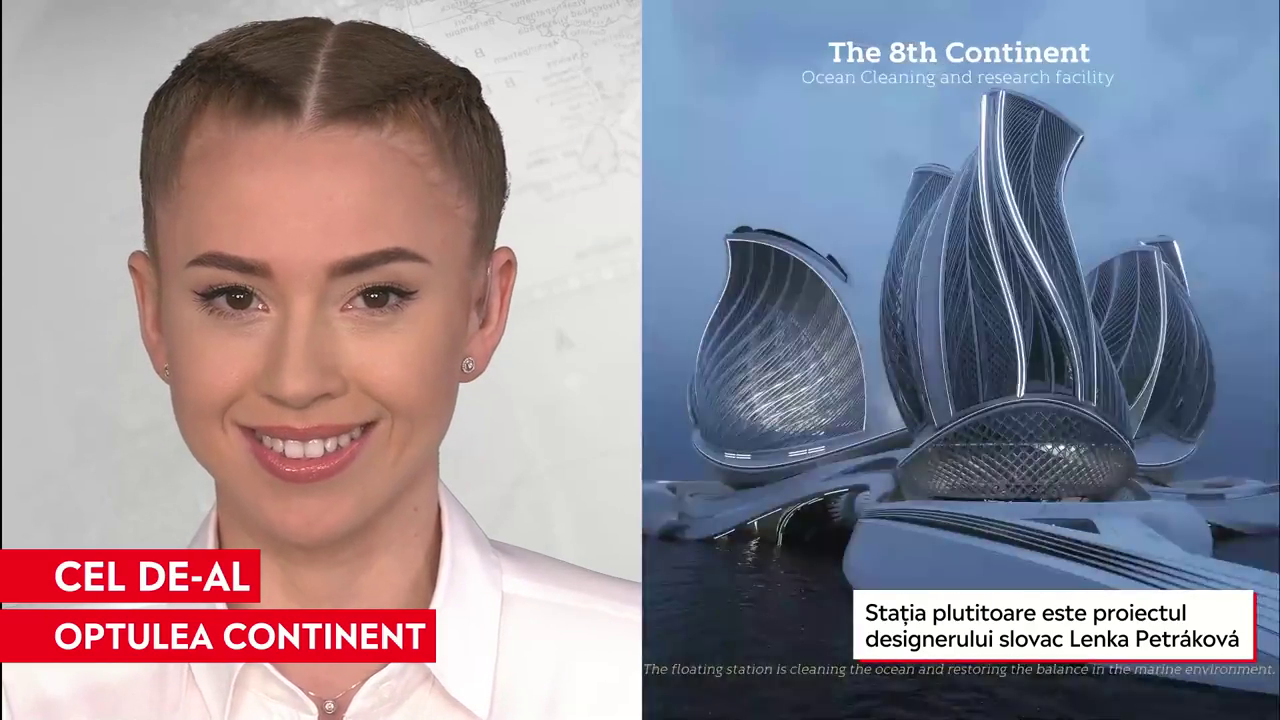 Un designer slovac a creat o staţie plutitoare care va recicla plasticul din oceane
