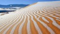 Dune de zăpadă, formate în deșertul Sahara. Imagini uimitoare cu nisipul „pictat de gheață“. FOTO și VIDEO