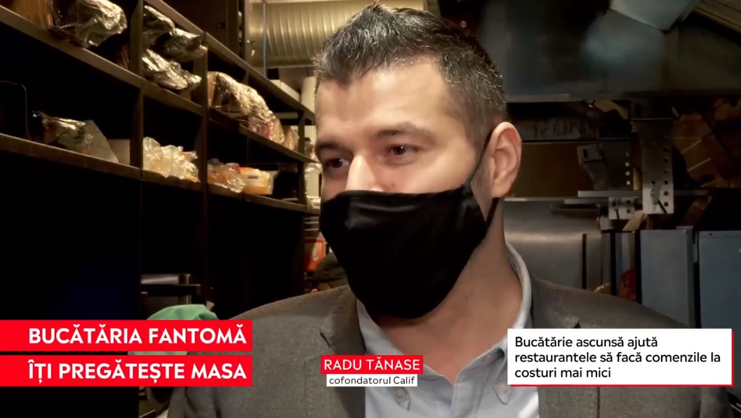 Dezvoltarea pieţei de Food Delivery a lansat un nou concept în HoReCa: ghost kitchen. Radu Tănase: „Chiria e mult mai mică”