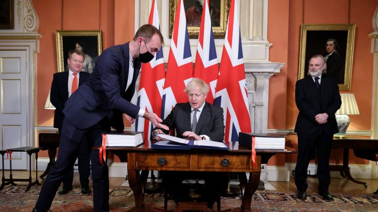 Acord post-Brexit, Boris Johnson