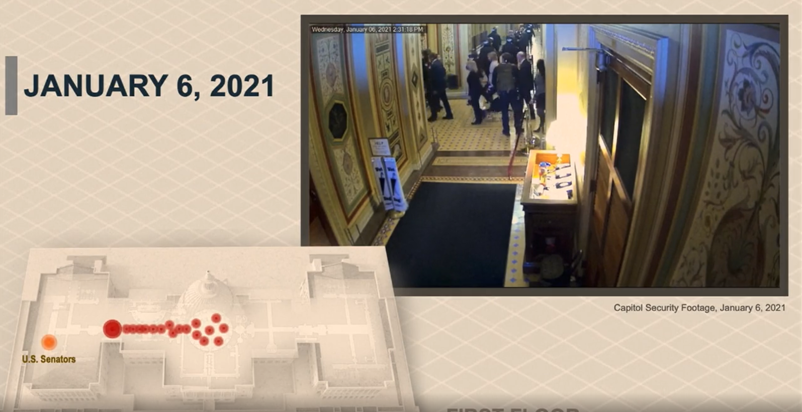 Imagini  în premieră cu evacuarea din Senat a vicepreședintelui Mike Pence. Mulțimea furioasă striga „Spânzurați-l!”