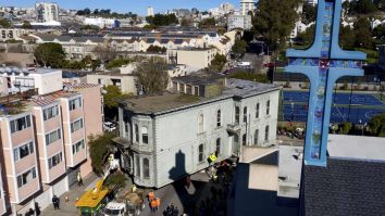 Casă mutată San Francisco