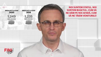 Fini sunt! Noi suntem statul, noi suntem bugetul, cum să ne dăm pe noi afară, cum să ne tăiem veniturile!