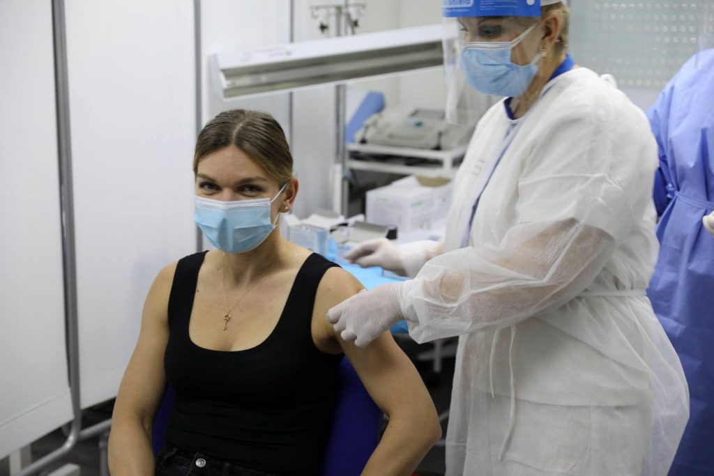 Simona Halep vaccin