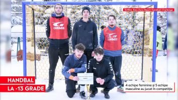 Handbal pe zăpadă, la minus 13 grade celsius. Unde a avut loc competiția
