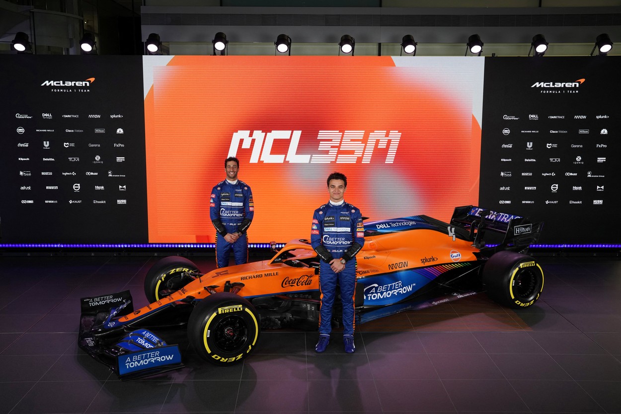 McLaren şi-a prezentat bolidul pentru noul sezon din Formula 1. Daniel Ricciardo a testat deja maşina
