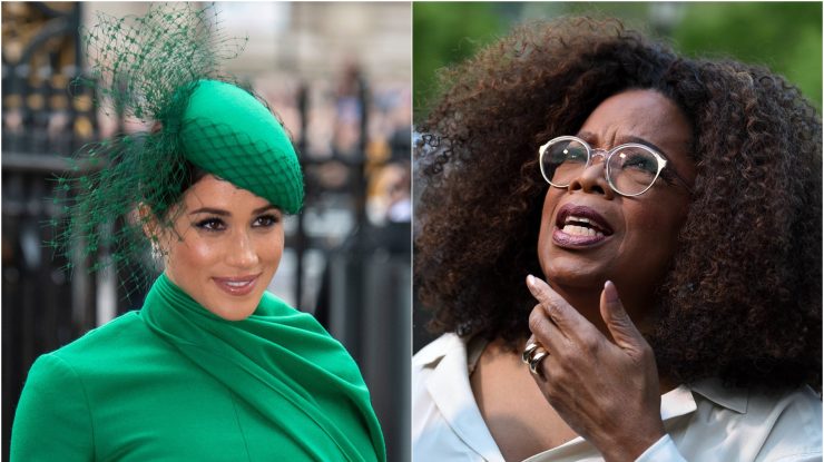 Meghan Markle și Prințul Harry, față în față cu Oprah Winfrey. Presa americană numește interviul „o conversație intimă”