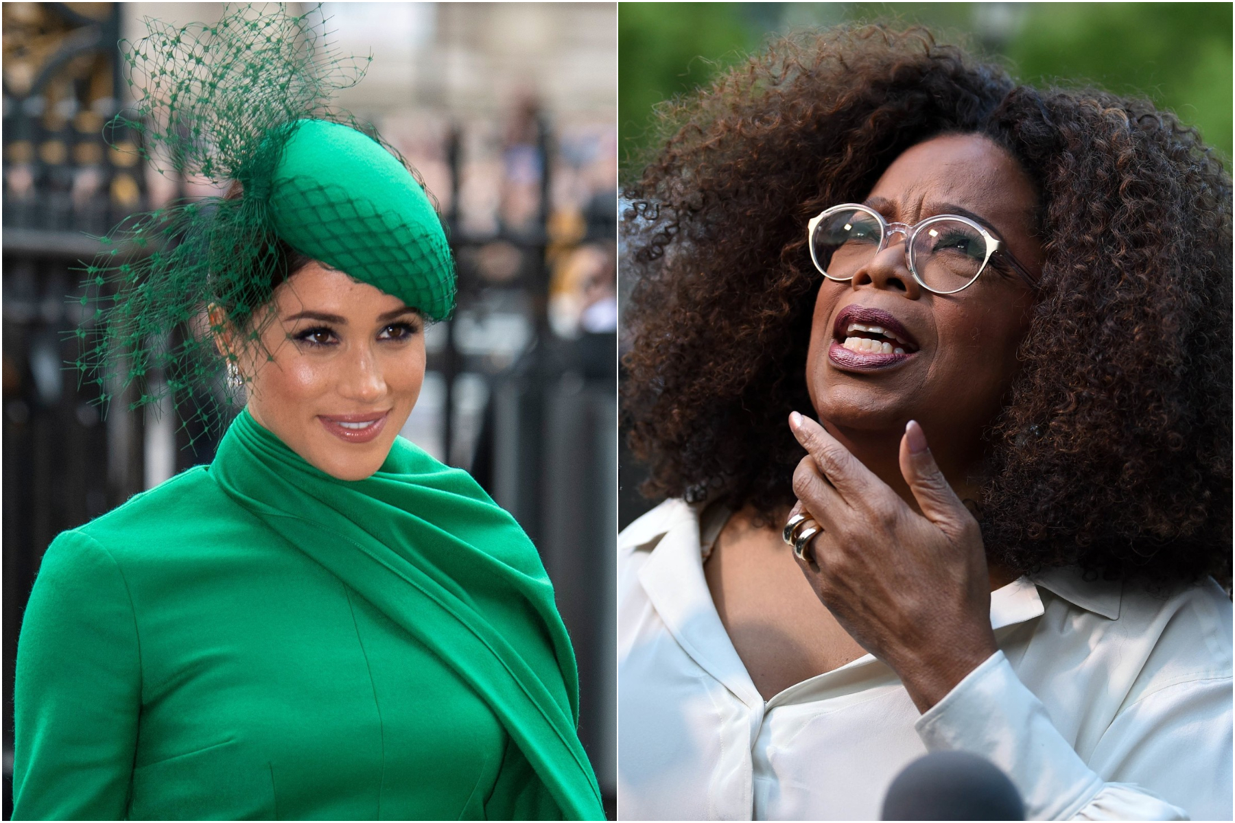 Meghan Markle și Prințul Harry, față în față cu Oprah Winfrey. Presa americană numește interviul „o conversație intimă”