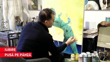 Felix Aftene, un pictor îndrăgostit de artă: „E ca şi ultimul copil pe care îl iubeşti foarte mult”