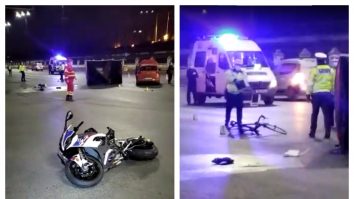 Polițist pe motocicletă, accidentat mortal de o mașină în Capitală: abia împlinise 30 de ani