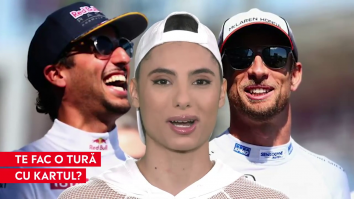 Daniel Ricciardo și Jenson Button s-au luat la întrecere cu karturile