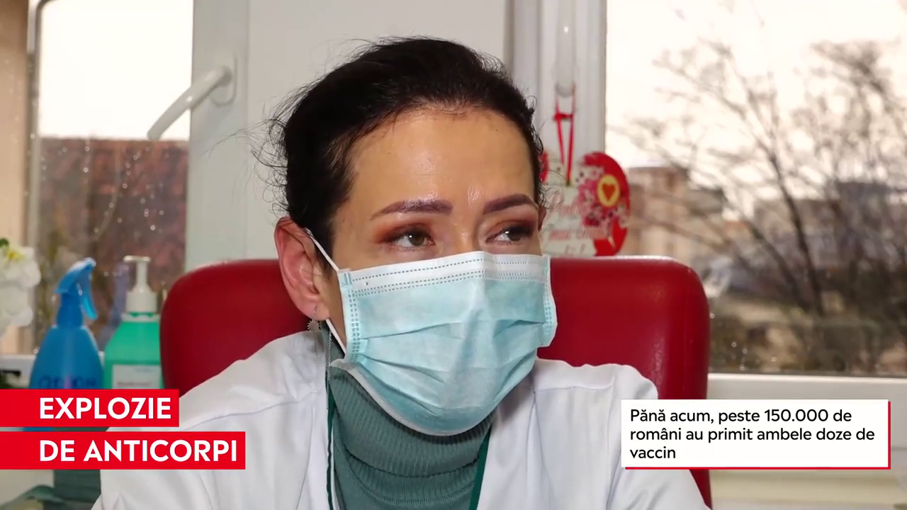 Explozie de anticorpi după vaccin. Voichița Lăzureanu, medic: ”Am plecat de la 37 unităţi de anticorpi şi post-vaccinal am ajuns la peste 400”