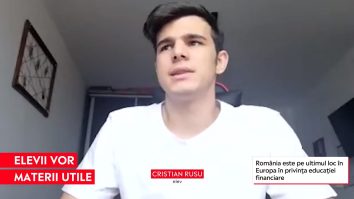 Cum stăm cu educația financiară? Elev: „Trebuie să înveți cum să faci proiecte bancare, cum să plătești impozite”