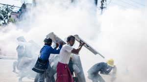Proteste-în-Yangon