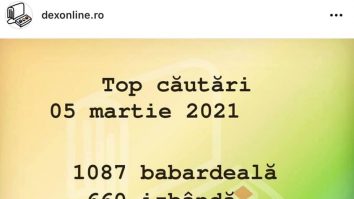 Ce înseamnă „babardeală”. Este cel mai căutat cuvânt pe Dex Online în aceste zile