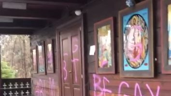 Biserica IOR vandalizată