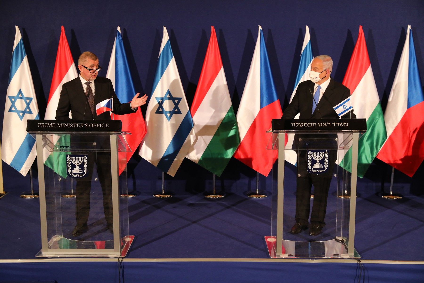 Cehia, primul stat din UE care deschide un birou diplomatic la Ierusalim. Țara a primit o donaţie de 5.000 de doze de vaccin din Israel