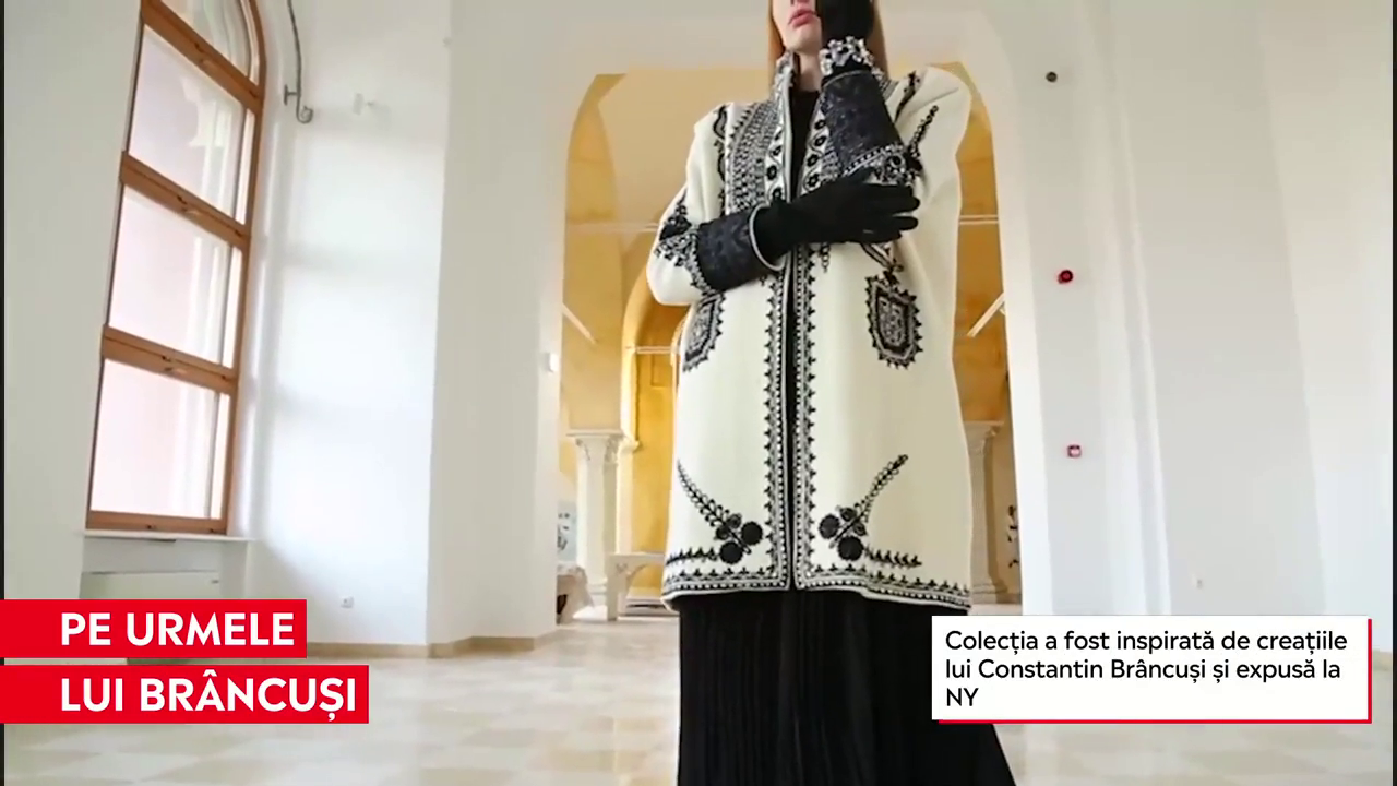 Constantin Brâncuși, omagiat prin modă la New York. Un desginer s-a inspriat din broderiile din satul natal al sculptorului