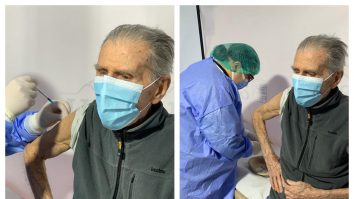 Un veteran de război în vârstă de 99 de ani s-a vaccinat împotriva coronavirusului: „Toți să vină. E necesar”