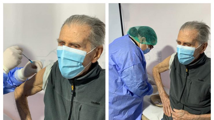 Un veteran de război în vârstă de 99 de ani s-a vaccinat împotriva coronavirusului: „Toți să vină. E necesar”