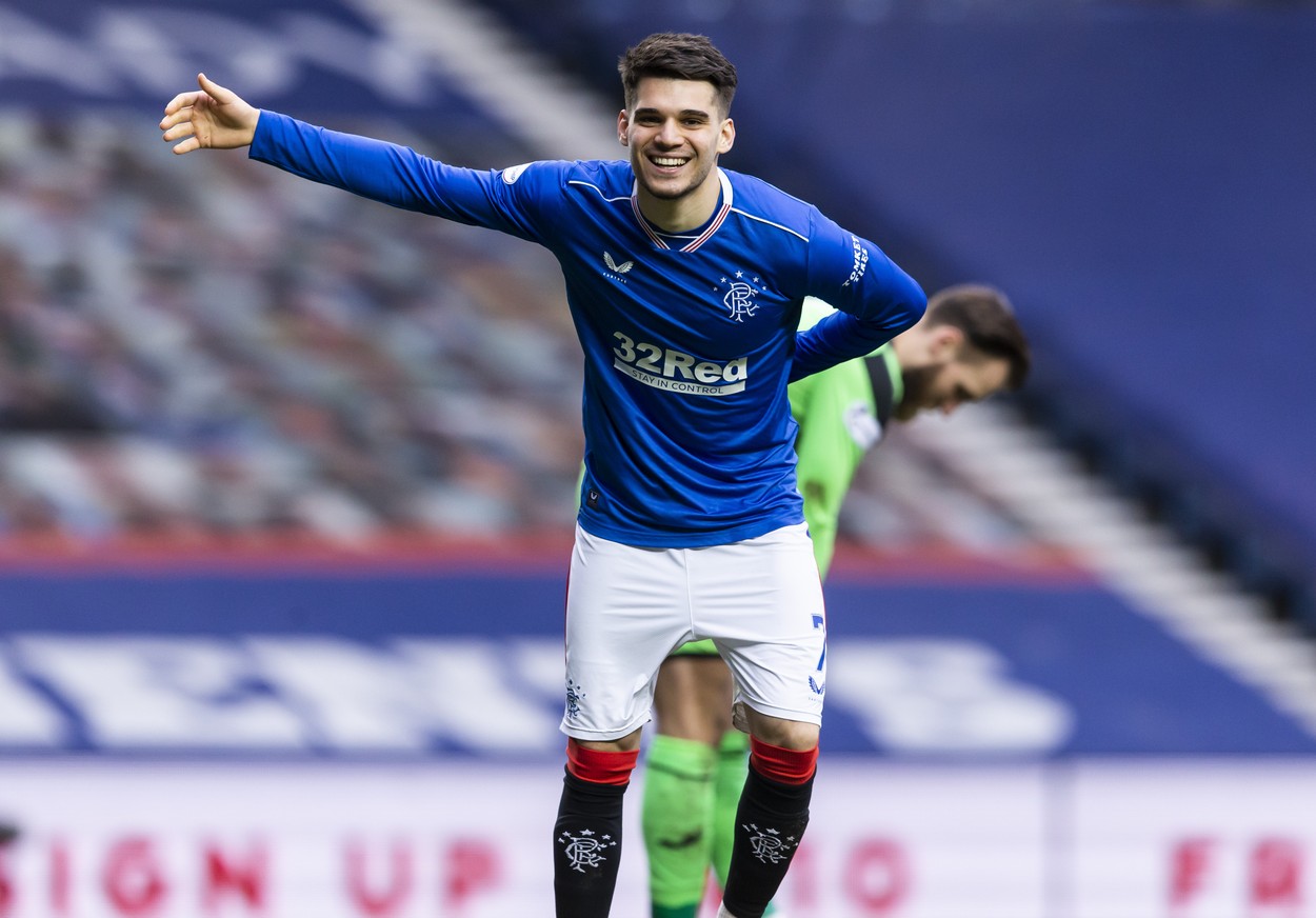 Ianis Hagi este campion în Scoţia. Rangers a câştigat titlul, după ce Celtic a făcut doar egal în deplasare