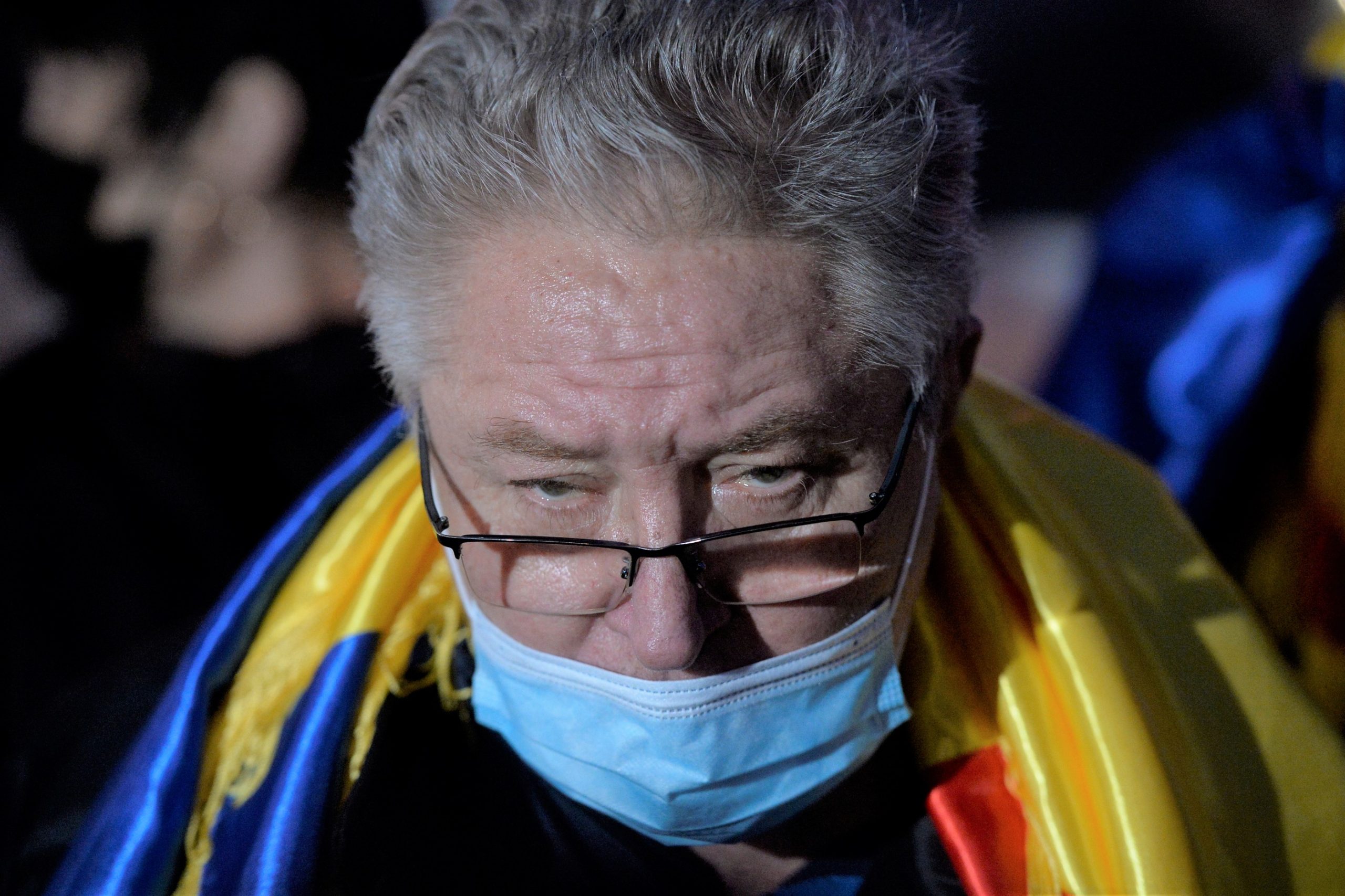 Ion Rădoi, liderul sindicaliştilor Metrorex, prezent la protestul faţă de noile restricţii impuse de Guvern