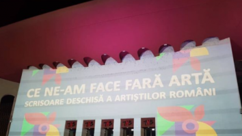 Artiştii şi-au cerut drepturile. Au protestat în faţa Teatrului Naţional din Bucureşti