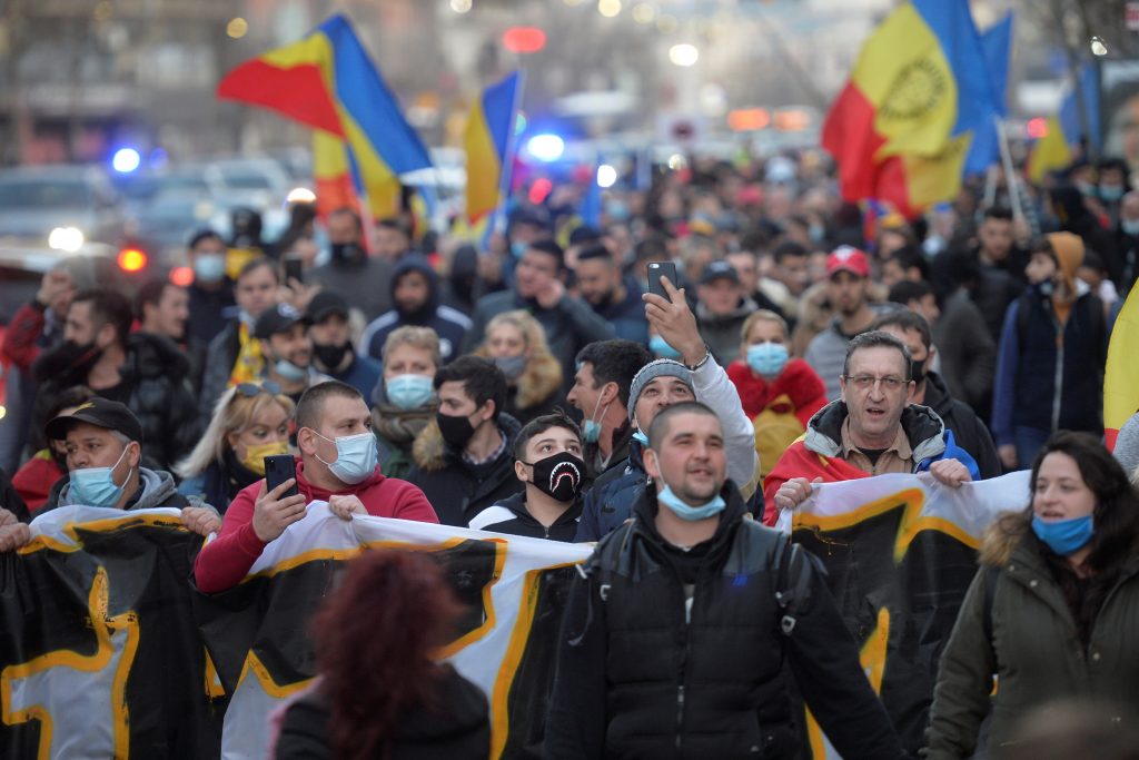 Anti-restricții: Cum a arătat Bucureștiul în a doua seară de proteste. FOTO