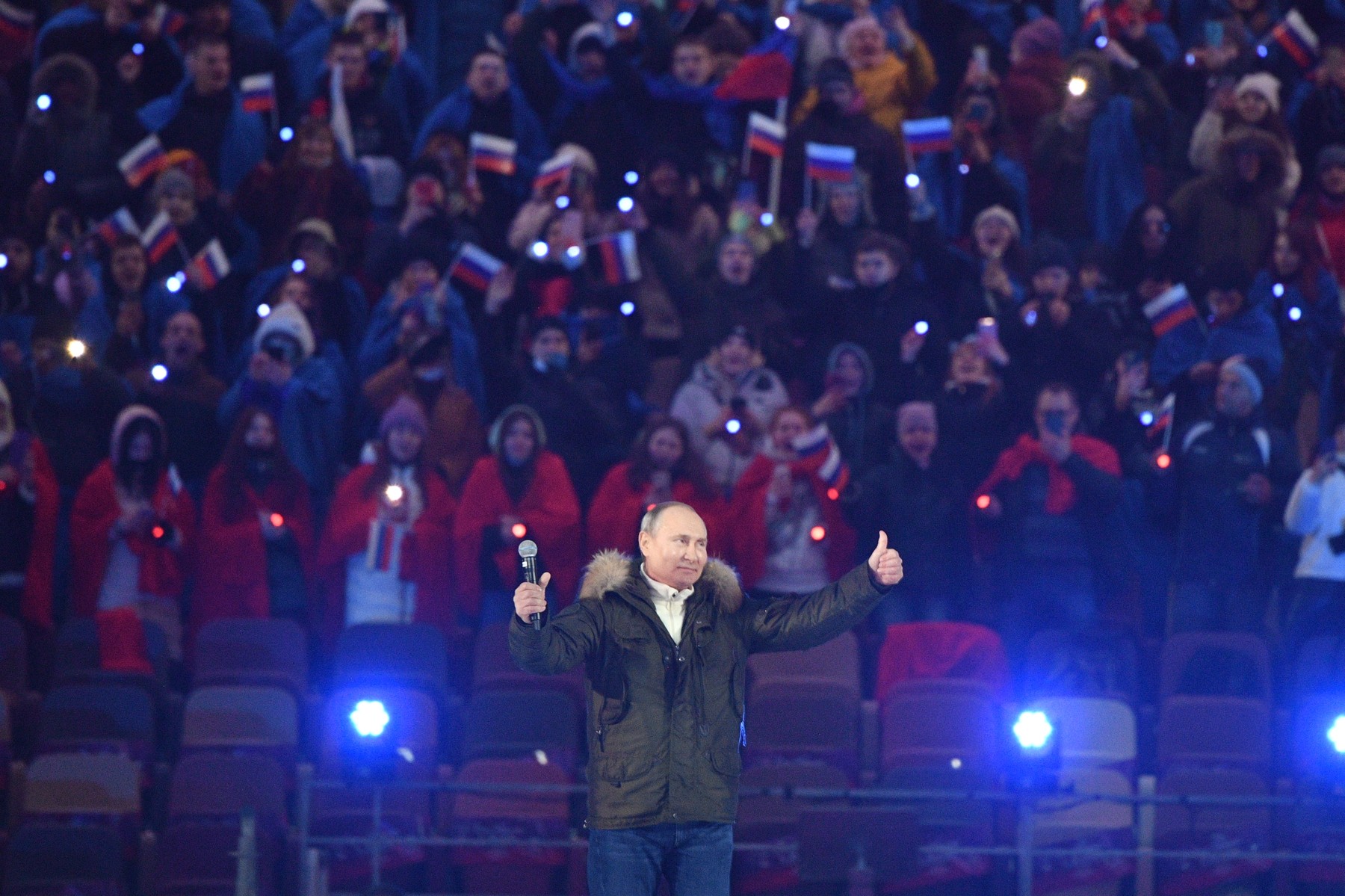 Au trecut șapte ani de la anexarea Crimeei de către Rusia. Evenimentul a fost marcat cu un concert la care a participat și Vladimir Putin