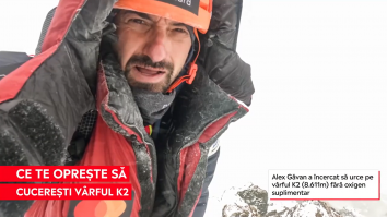 Românul care a încercat să urce pe vârful K2 fără oxigen suplimentar: „Luna răsărea de după Broad Peak și lumina tot muntele într-o maniera supranaturală”