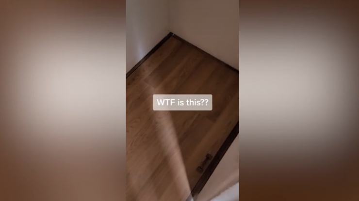 O tânără a găsit o ușă în podeaua casei în care tocmai s-a mutat. Ce a descoperit când a ridicat trapa. Video-ul a devenit viral