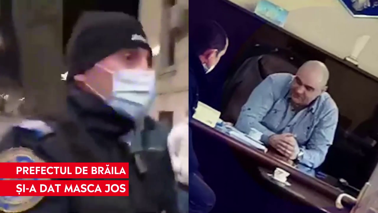 FOTO. Prefectul de Brăila, surprins fără mască la o întâlnire cu un lider AUR