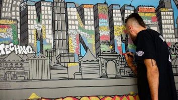 Graffiti, la graniţa dintre artă şi vandalism. Erps, cel mai cunoscut artist de graffiti din România, a deschis un magazin pentru pasionaţi