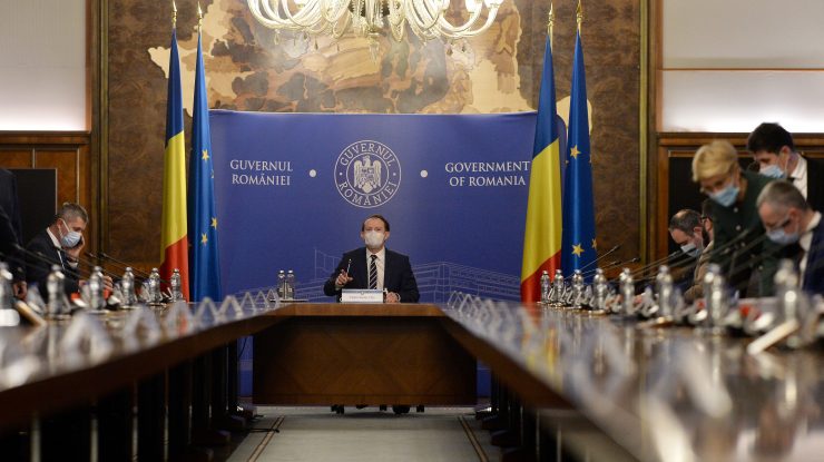 Premierul Florin Citu participa la sedinta de Guvern desfasurata la Palatul Victoria, luni, 22 februarie 2021. EDUARD VINATORU / MEDIAFAX FOTO