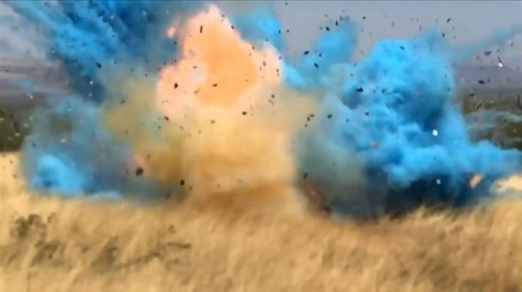 Au vrut să afle sexul copilului și au provocat un cutremur. Cât explozibil au folosit