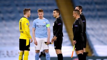 Brigada condusă de Haţegan, criticată după City - Dortmund. Asistentul Şovre i-a cerut autograful lui Haaland