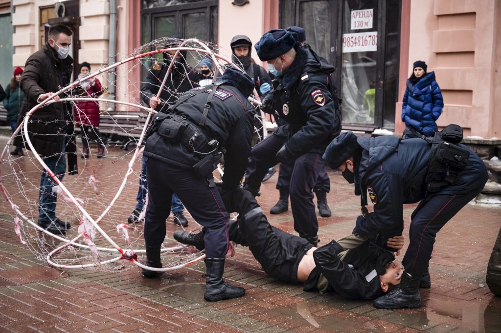 Peste 200 de oameni au fost reținuți în Rusia, la protestele pro-Navalnîi. Zeci de mii de oameni, așteptați la miting în această seară