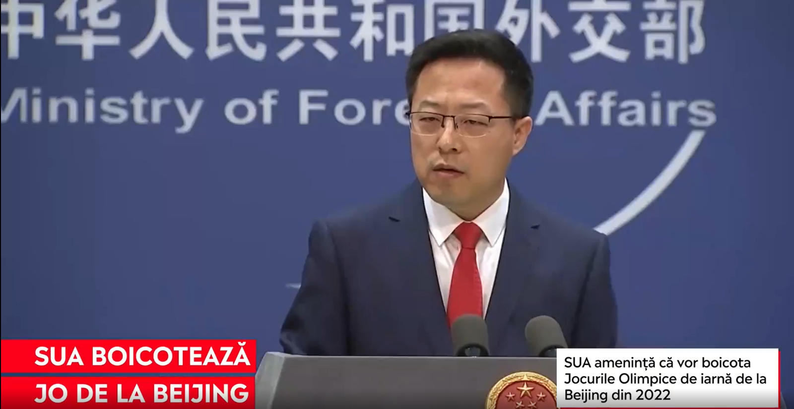 Răspunsul Chinei după ce SUA au anunțat că se gândesc să boicoteze Jocurile Olimpice: „Implicarea politicii în sport este împotriva spiritului olimpic”