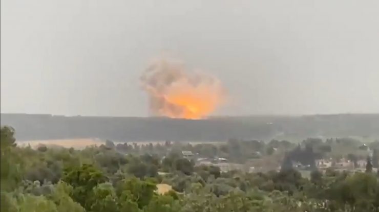 VIDEO. Explozie suspectă într-un complex militar din Israel. Care ar putea fi cauza deflagrației