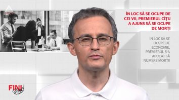 Fini sunt! În loc să se ocupe de cei vii, de economie, de IMM-urile care de-abia mai răsuflă, premierul Cîțu a ajuns să se ocupe de morți