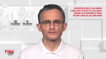 Fini sunt! Avem prea mulți salariați care sunt plătiți cu salariul minim pe economie și prea puțini care au salarii mari