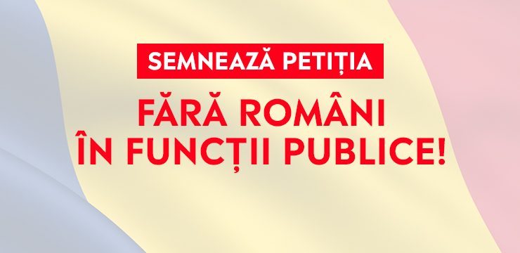 Primele reacții după lansarea petiției „Fără români în funcții publice”. Șoșoacă: În spatele inițiativei sunt Iohannis și Barna