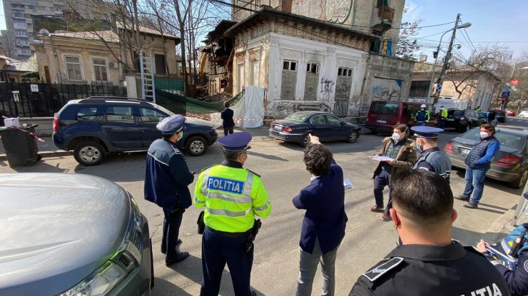 Lucrările din strada Icoanei, oprite de Parchetul de pe lângă Judecătoria Sector 2