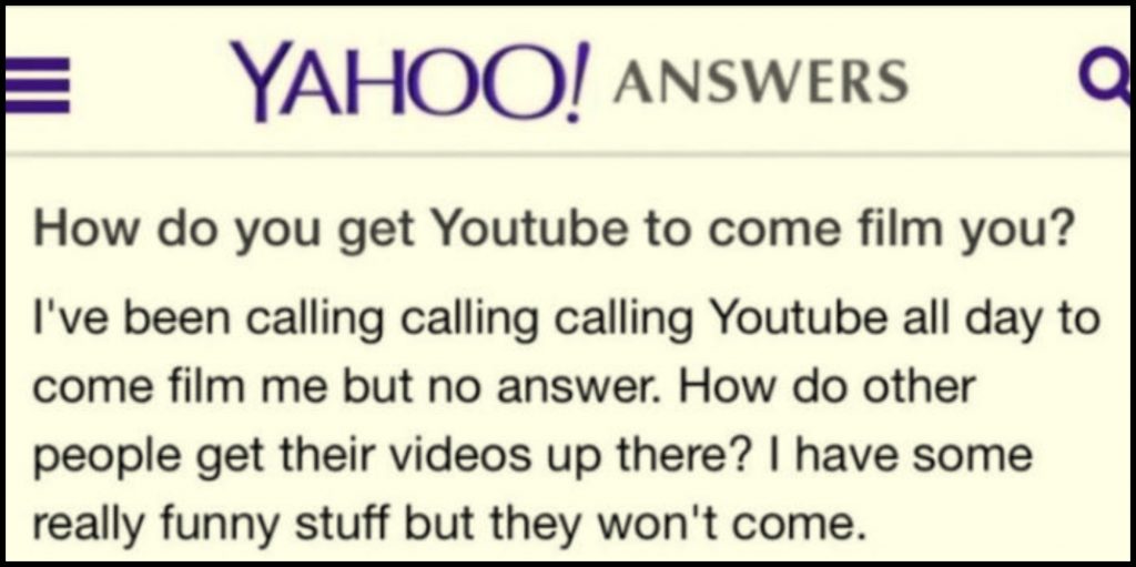 Întrebare pe Yahoo Answers