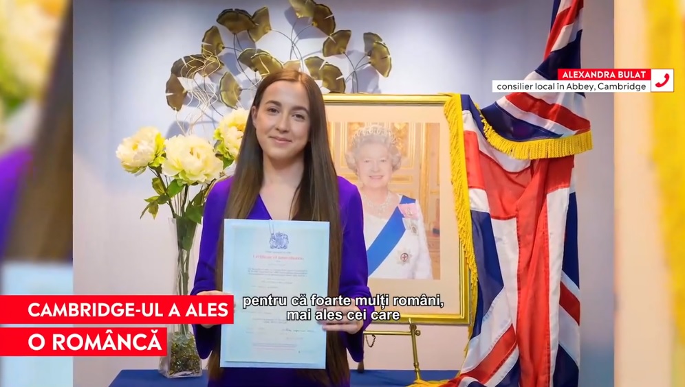 O româncă a câștigat funcţia de consilier judeţean în Cambridge: „Este nevoie de informare mai mult la nivel local”